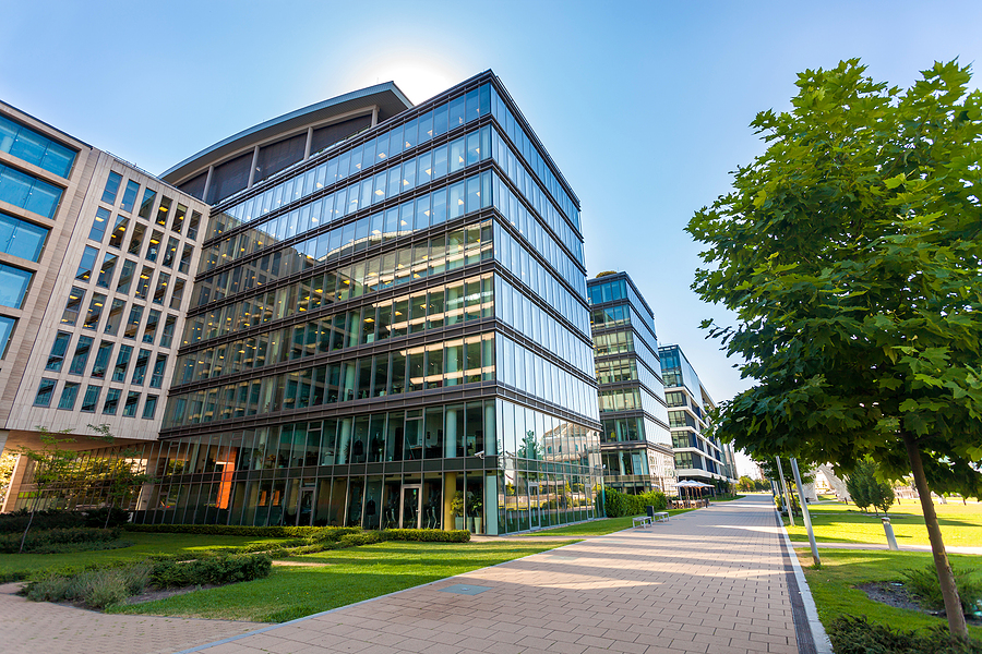 bigstock-Alley-With-Modern-Office-Build-49798418